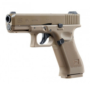 Пневматический пистолет Umarex Glock 19X, кал. 4,5 мм (метал, цвет песок, blowback, ВВ) Пневматический пистолет Umarex Glock 19X, кал. 4,5 мм (метал, цвет песок, blowback, ВВ)